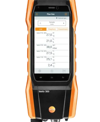 Testo 300 Series Flue Gas Analyser